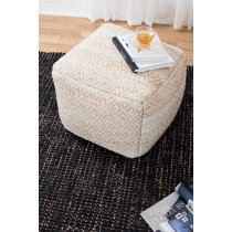 Union rustic store pouf